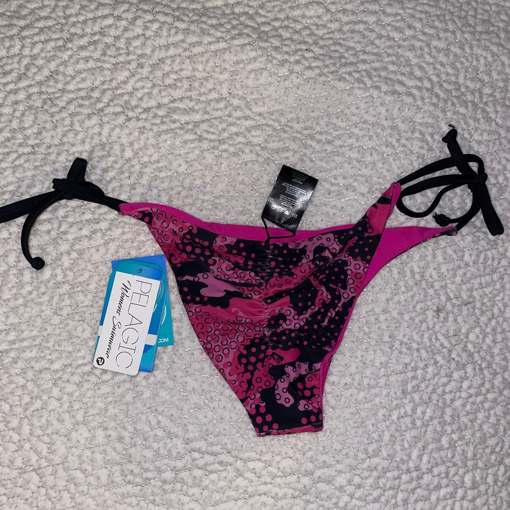 Pelagic Bikini Bottoms Pink Lahaina Reversal
